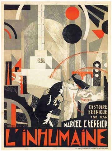 Marcel l'Herbier, L'Inhumaine - Affiche