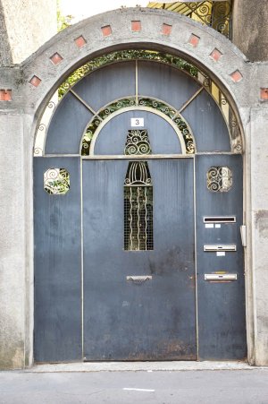 Porte Art Déco - Porte, 3 rue Montmartre