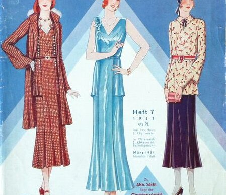 Des patrons de coutures qui nous renseignent sur la mode des années 20 et 30