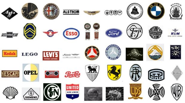Logos marques années 20 et 30