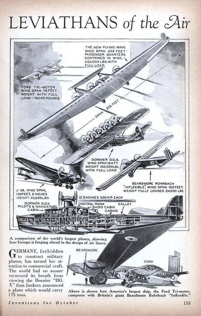 Leviatans of the air, 1930