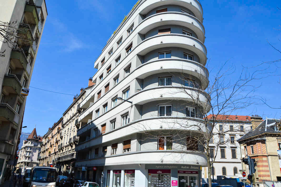 Les immeubles Années 30 du quartier Condorcet/Thiers à Grenoble