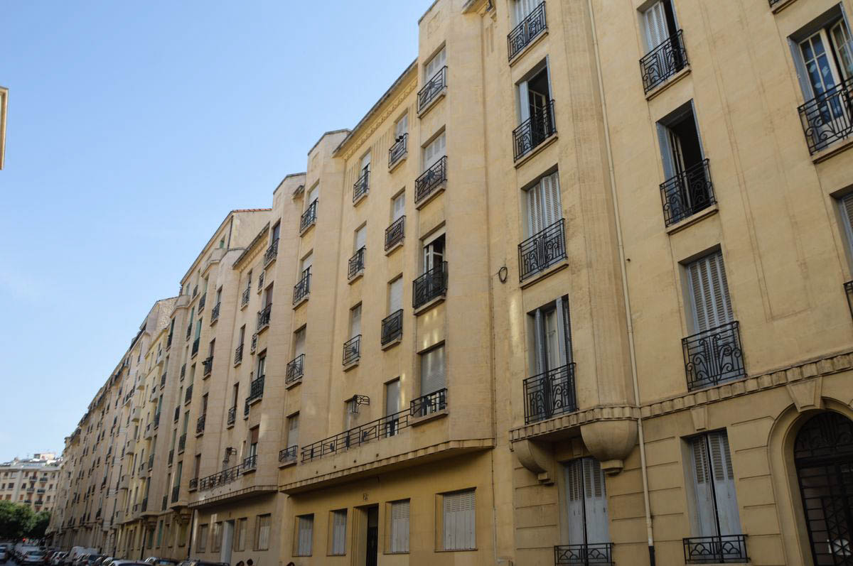 Le boulevard Clemenceau à Marseille