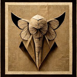 Elephant en papier