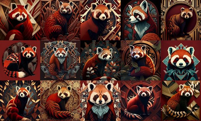 Animaux - Pandas roux