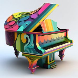 Piano couleurs