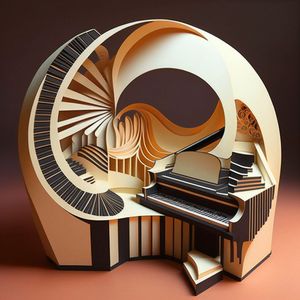 Piano en papier