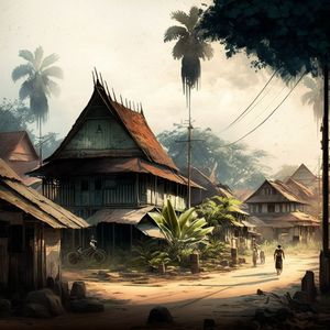 Village cambodgien