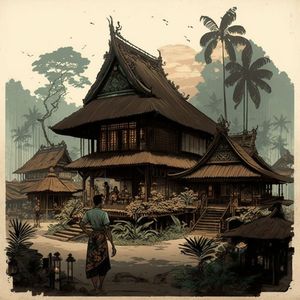 Village indonésian