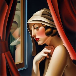 Tara de Lempicka - Femme à sa fenêtre