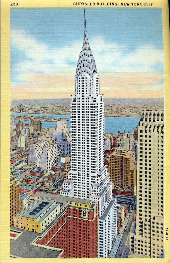 Carte postale de New-York - Chrystler building