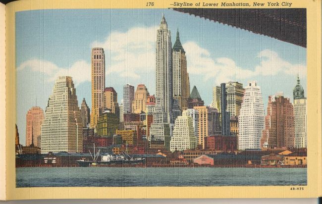 Carte postale de New-York - Skyline of lower Manhattan