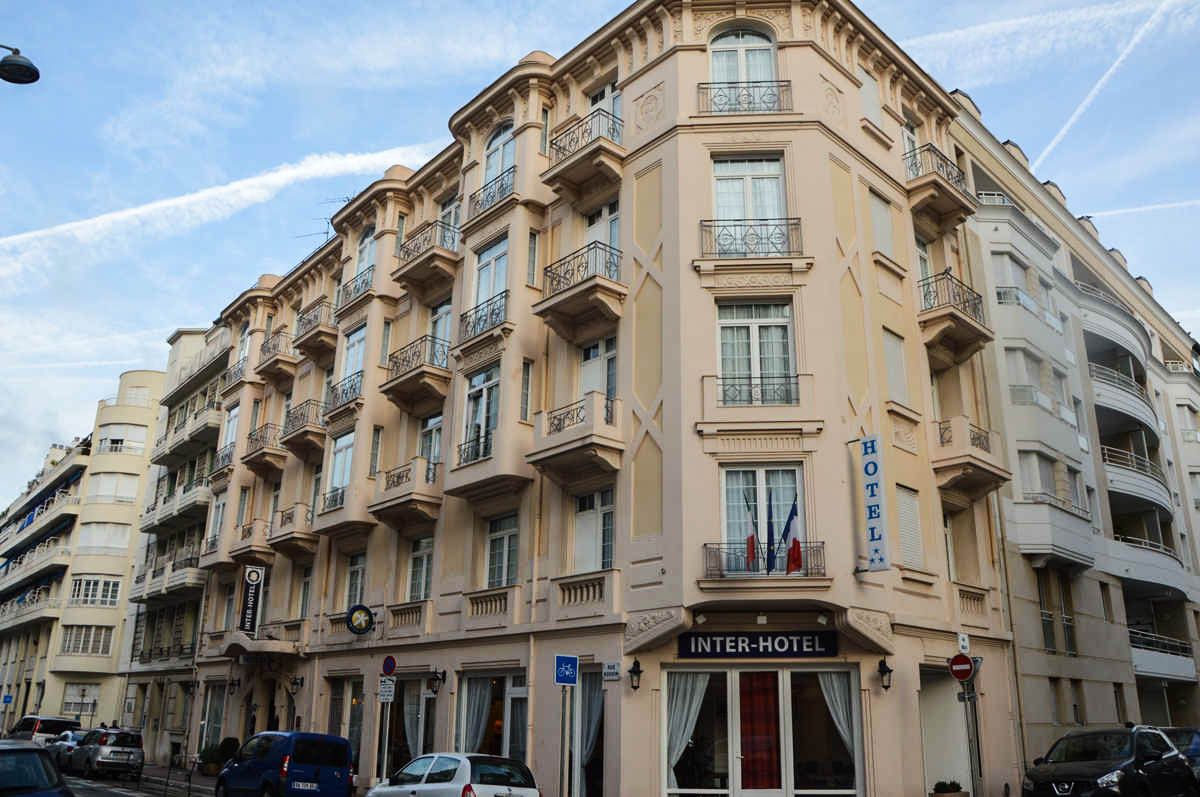 Les immeubles de la rue Rossini à Nice