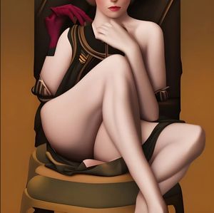 sitting-woman-style-tamara-de-lempicka2