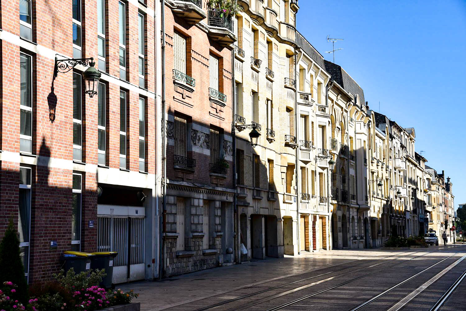 Les immeubles de la rue Théophile Chollet, à Orléans