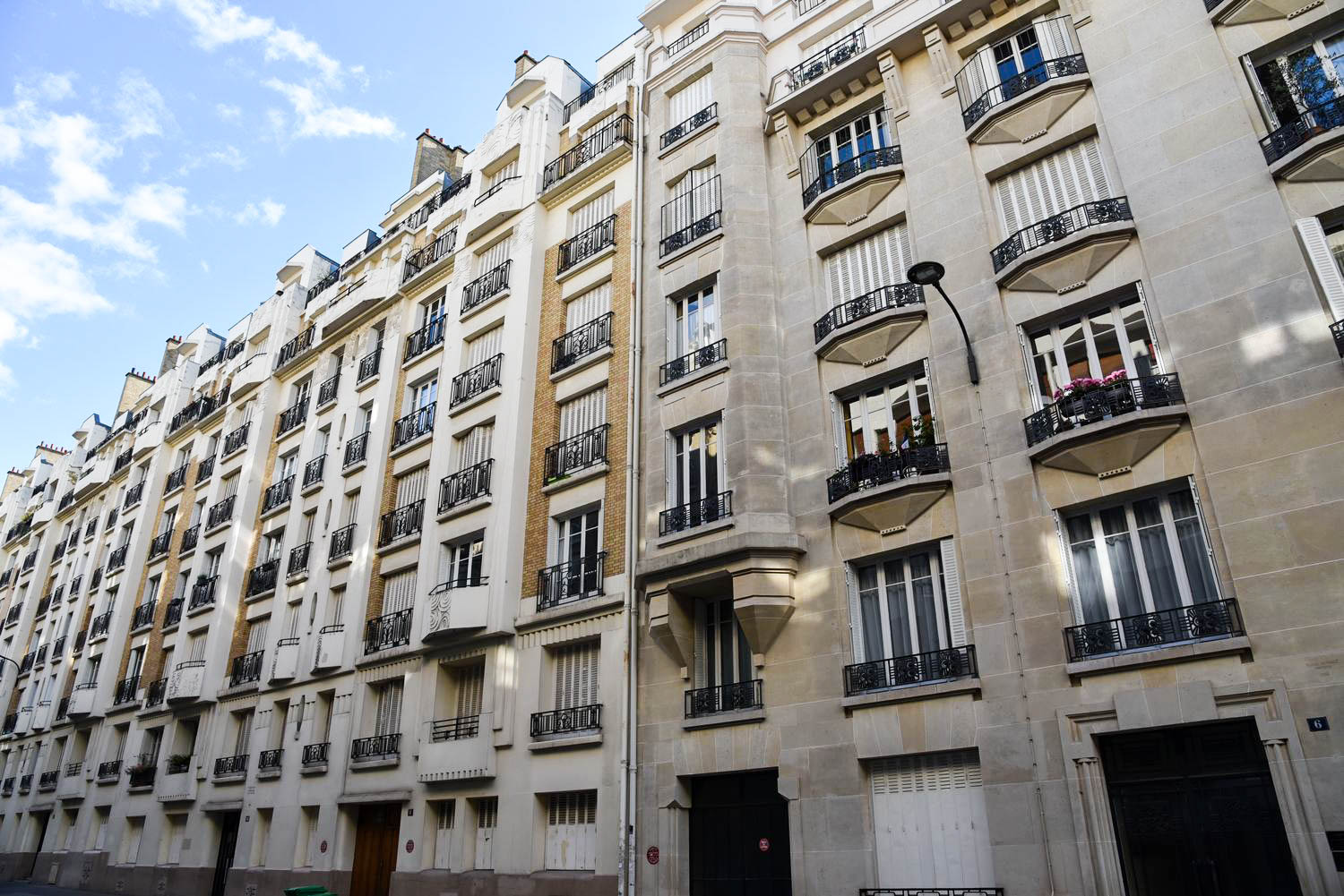 Les immeubles Art Déco de la rue Duclaud, dans le 15ème arrondissement de Paris