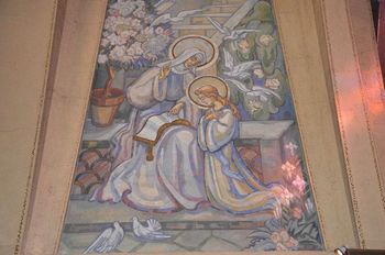 Eglise Saint-Jean-de-Bosco - L'éducation de la Vierge