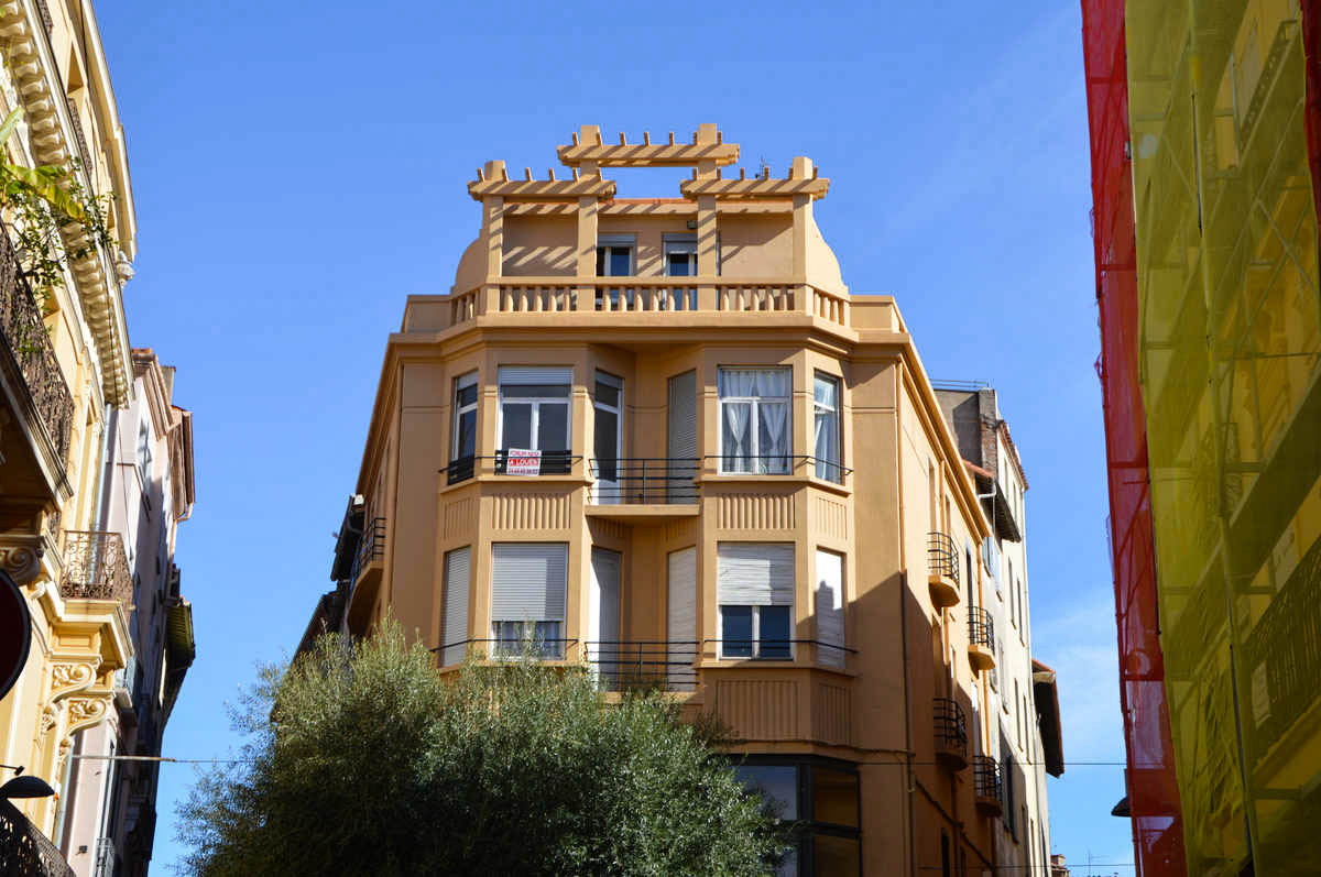 Les immeubles Art Déco du centre ville de Perpignan